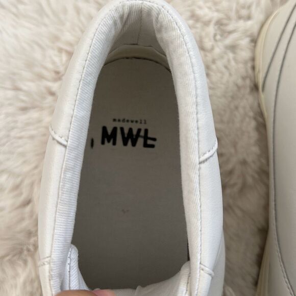 Madewell Sidewalk High-Top Sneakers White Size 11 - Picture 3 of 11